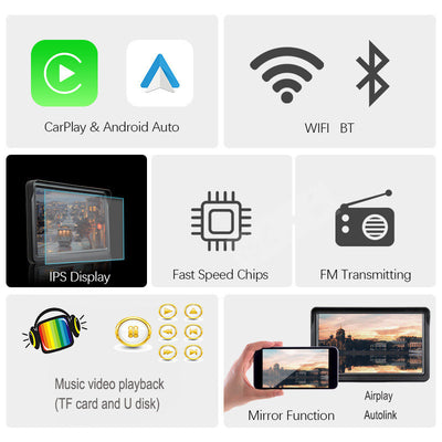 7 IPS Car Smart Screen  Auto Mobile Phone Projection