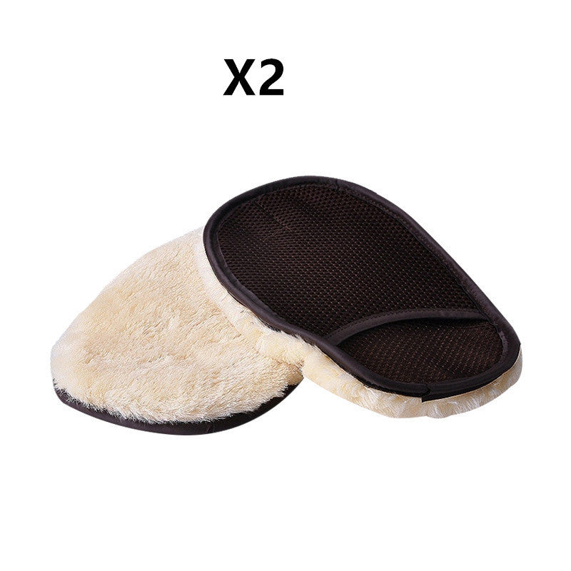soft hair car cleaning gloves