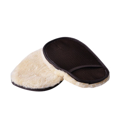 soft hair car cleaning gloves